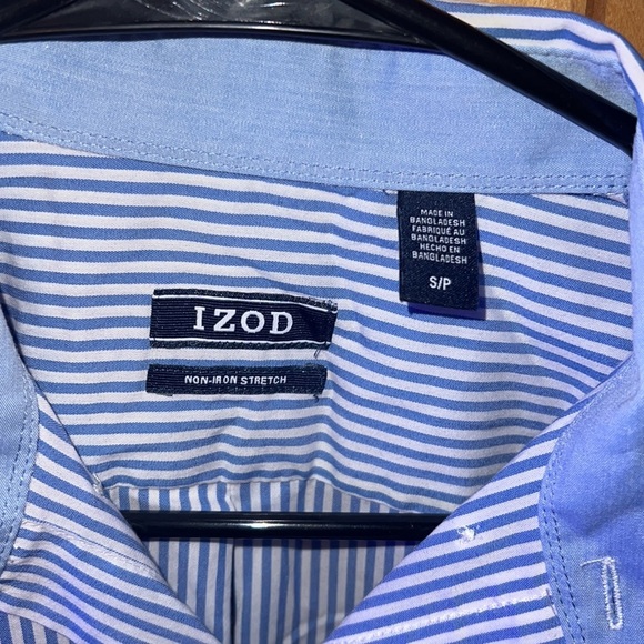 Izod Men’s Classic Button Down Shirt Size S - Picture 5 of 7